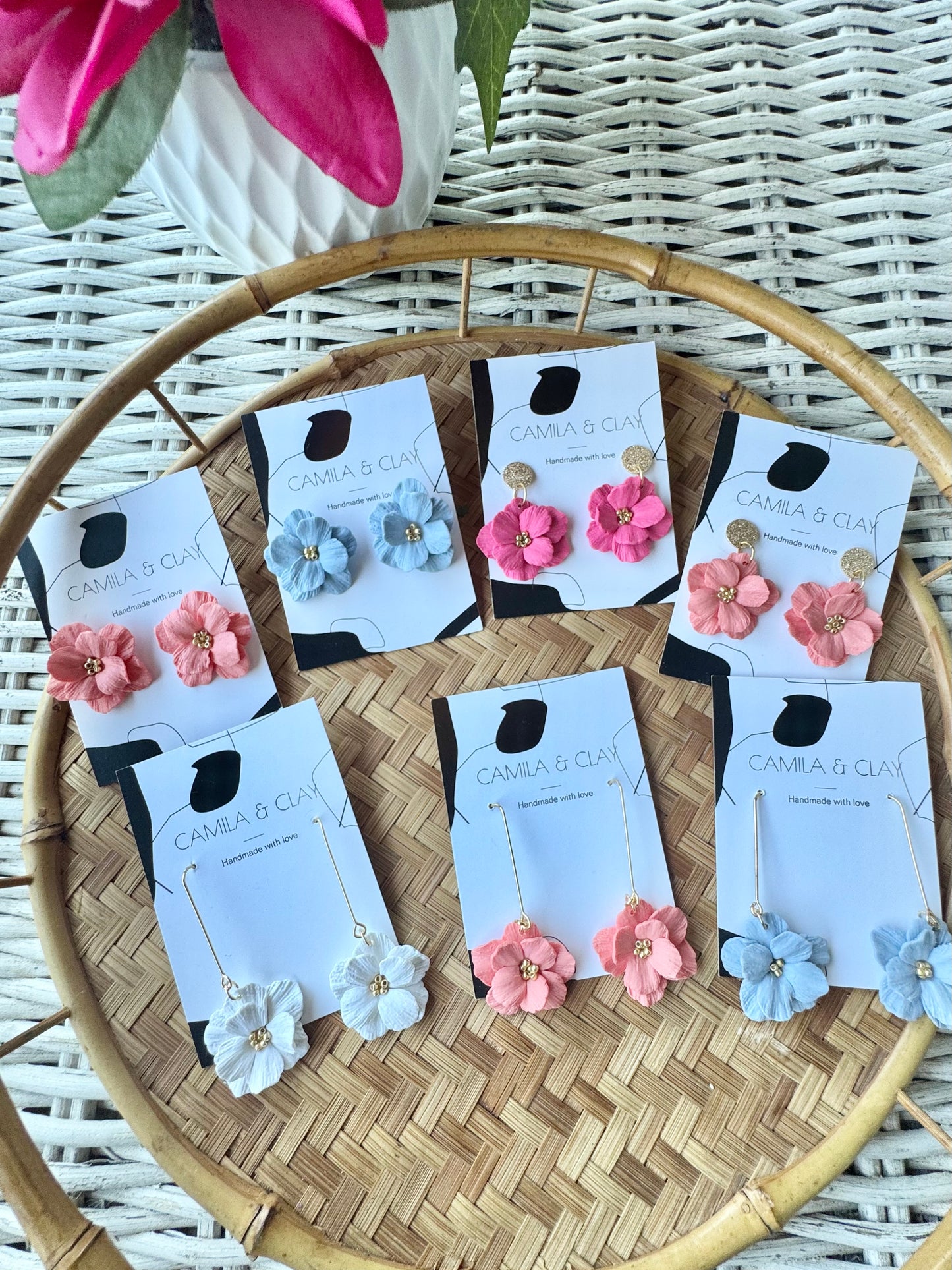 Handcrafted Floral Blooms Earrings