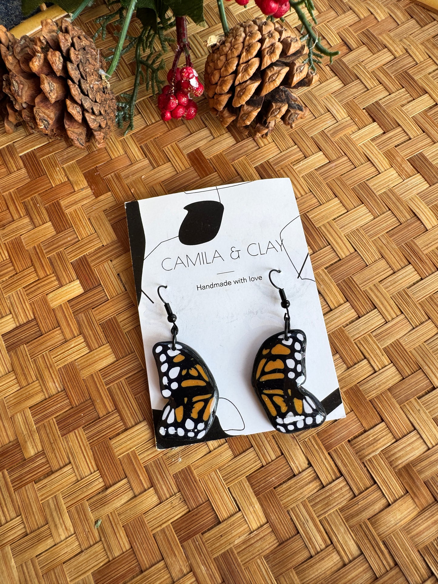 Monarch Butterfly Earrings