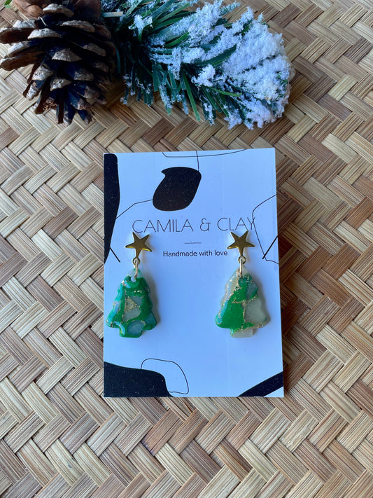 Small faux stone Christmas Tree