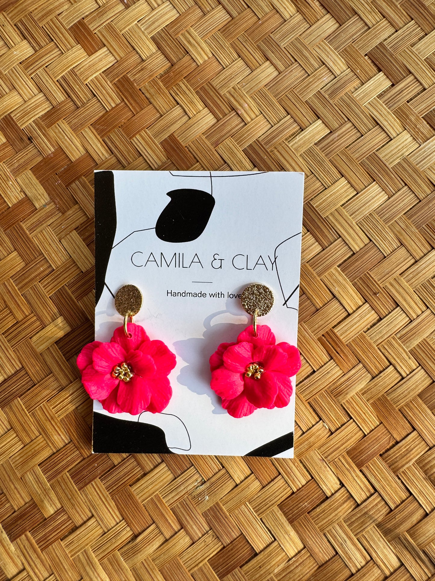 Handcrafted Floral Blooms Earrings