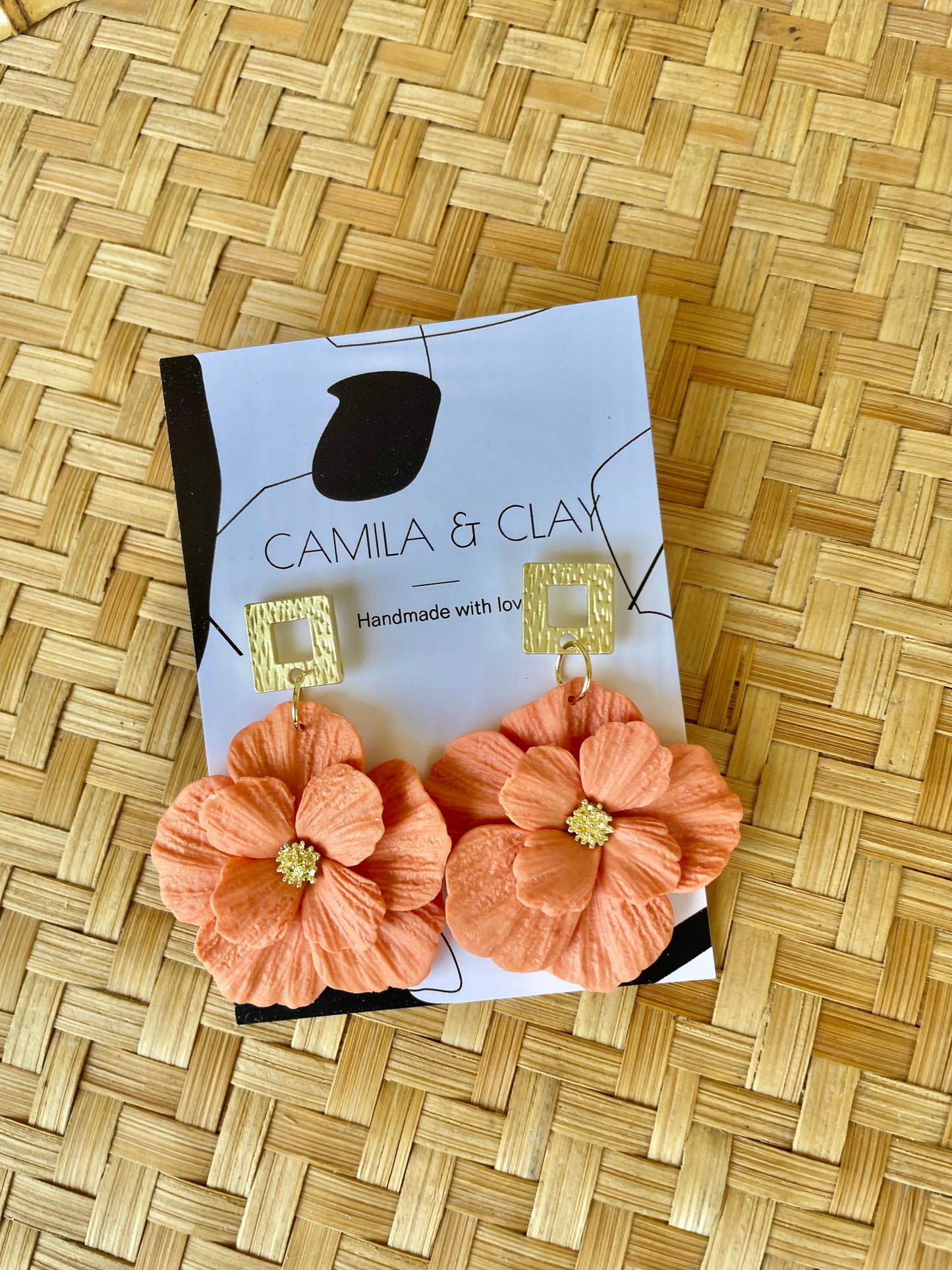 Handcrafted Floral Blooms Earrings