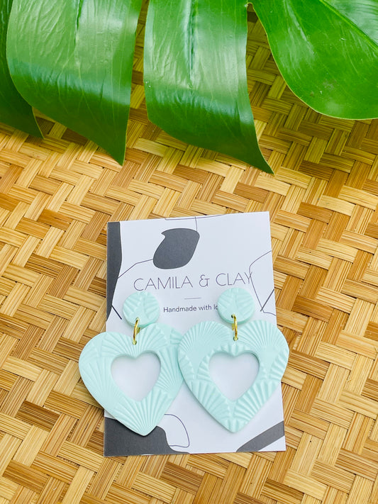 Boho Celeste Hearts Earrings
